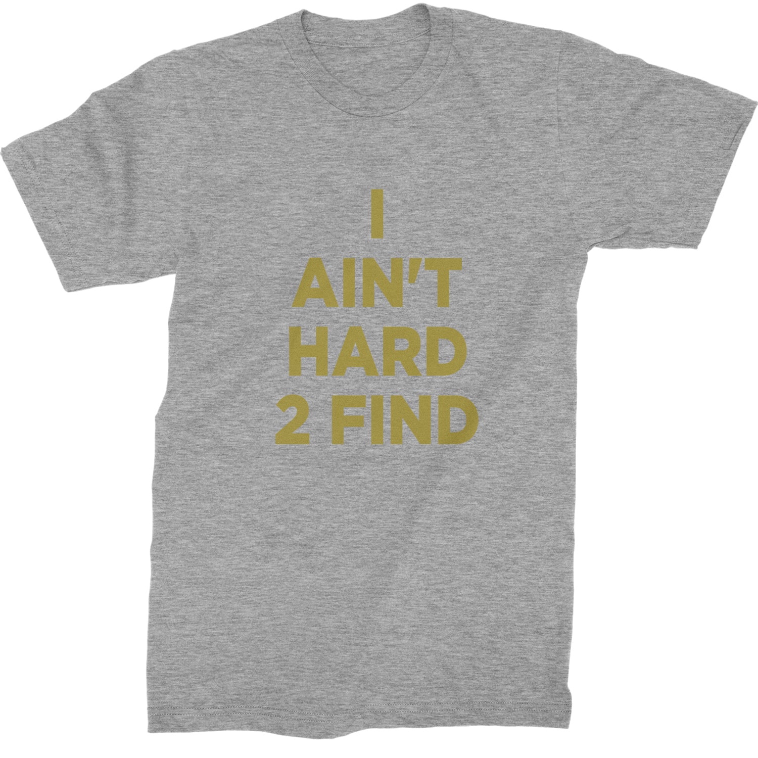 I Ain't Hard To Find Coach Prime Mens T-shirt Heather Grey