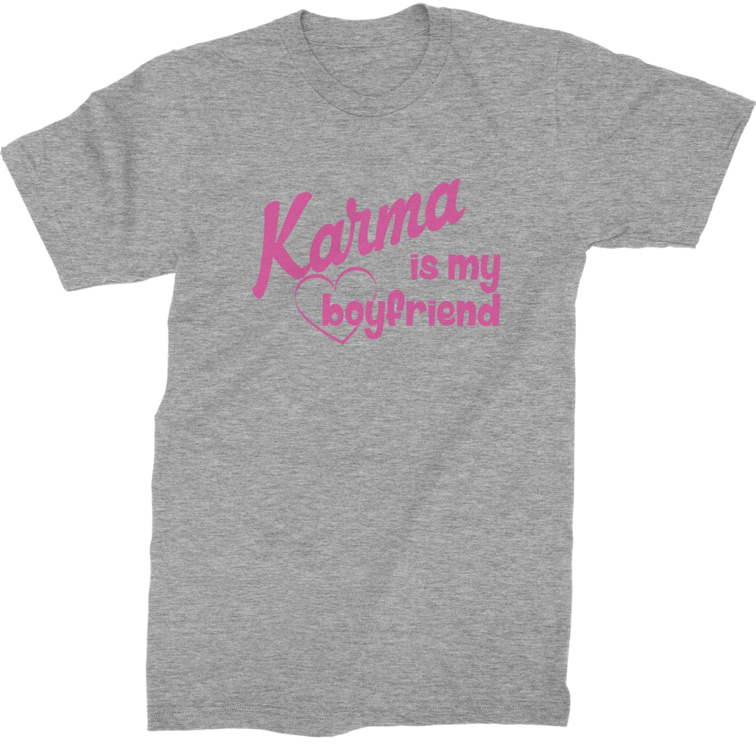 Karma Is My Boyfriend Midnight Eras  Mens T-shirt Heather Grey