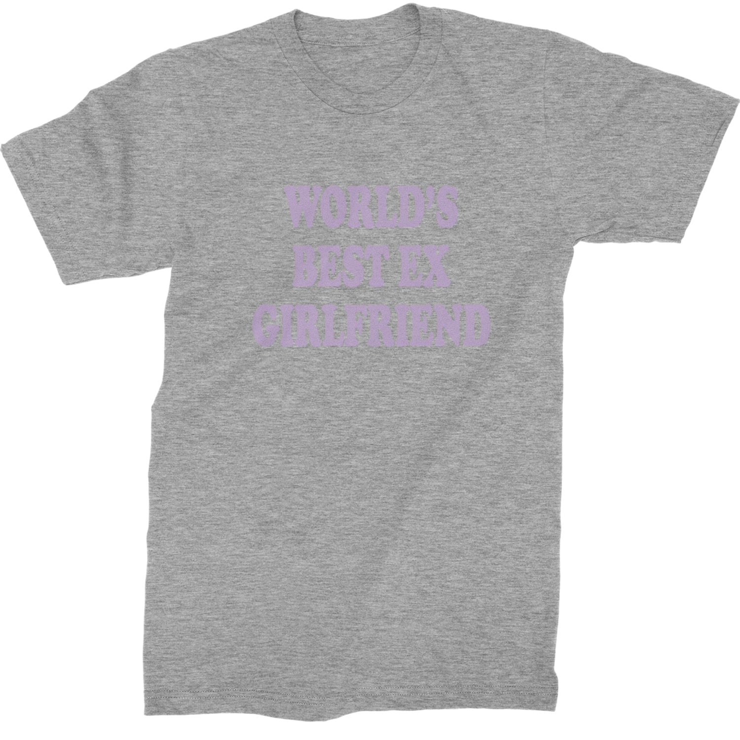 World's Best Ex Girlfriend Y2K Revenge Mens T-shirt Heather Grey