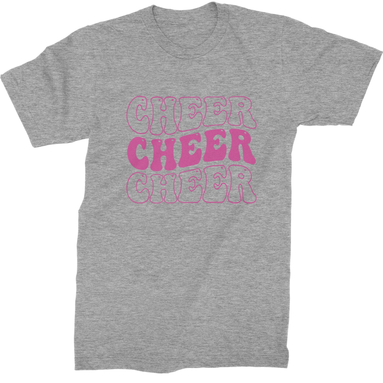 Cheer Cheer Cheer Mens T-shirt Heather Grey