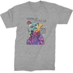 Beware Of Pit Bulls, They Will Steal Your Heart  Mens T-shirt Heather Grey