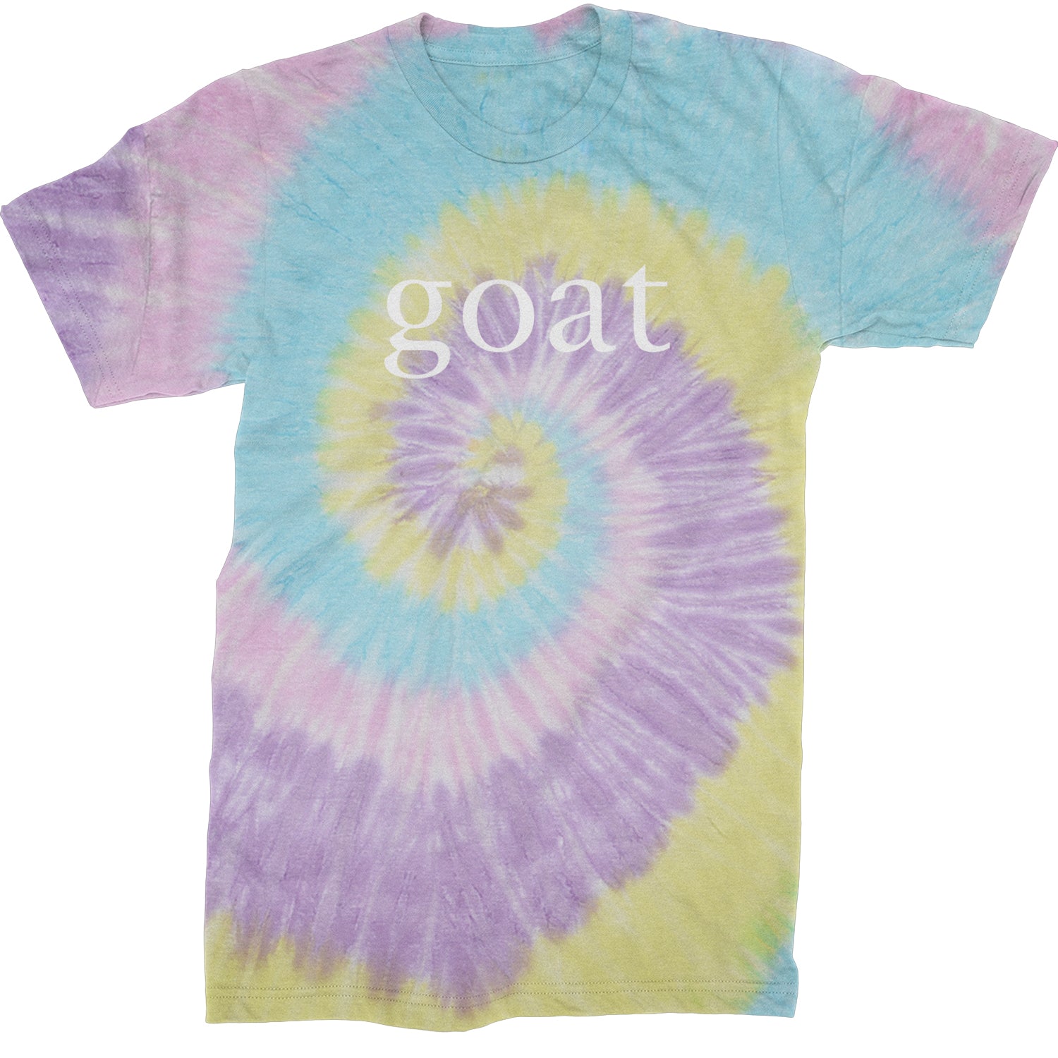 GOAT - Greatest Of All Time  Mens T-shirt Tie-Dye Jellybean