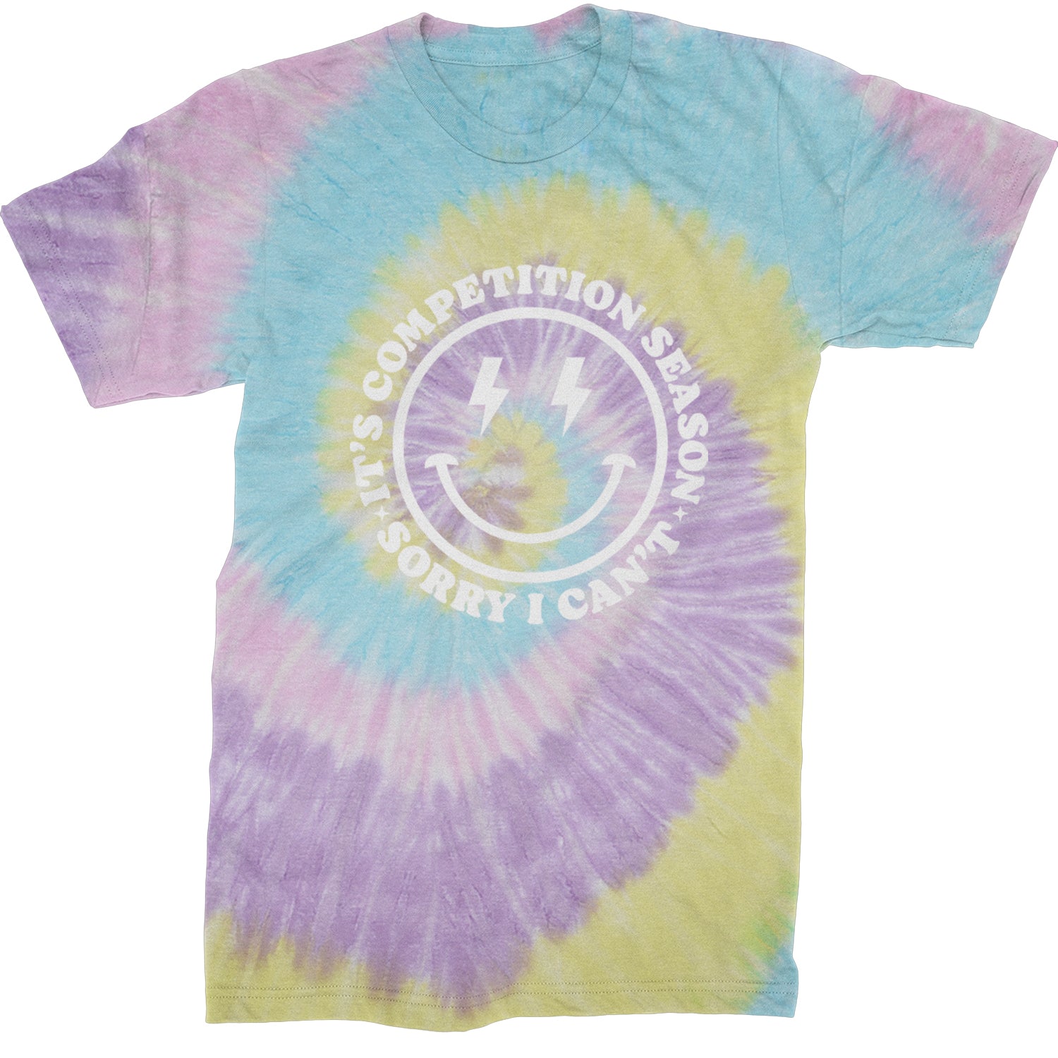 Sorry I Can't, It's Competition Season Mens T-shirt Tie-Dye Jellybean