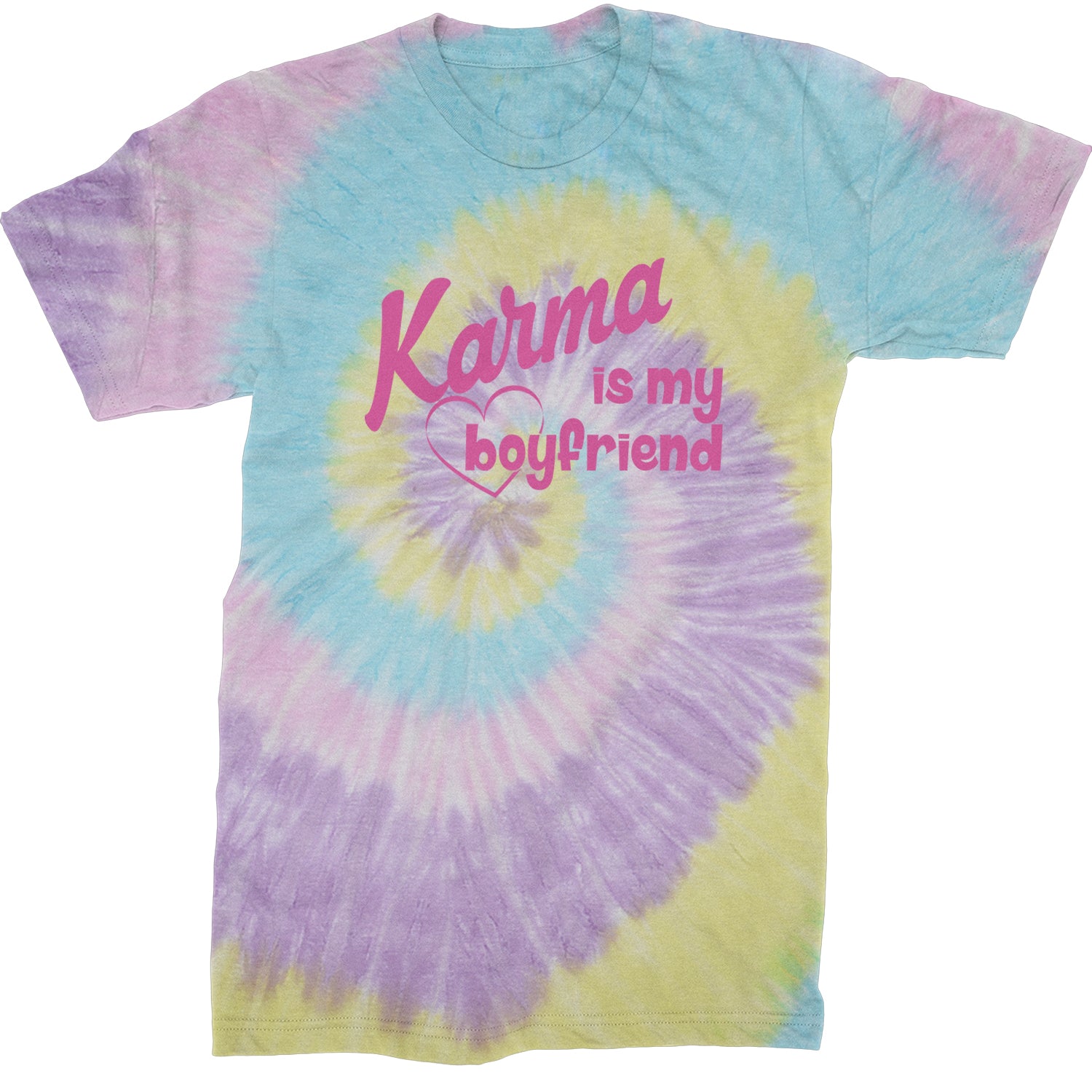 Karma Is My Boyfriend Midnight Eras  Mens T-shirt Tie-Dye Jellybean