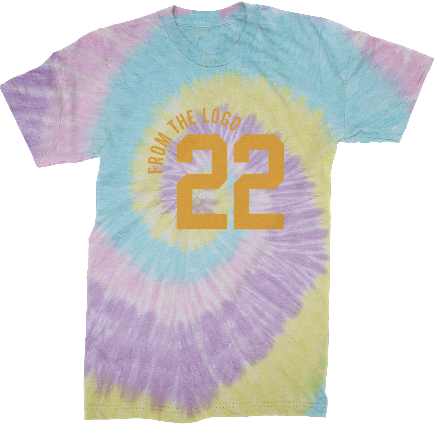 From The Logo #22 Basketball Mens T-shirt Tie-Dye Jellybean