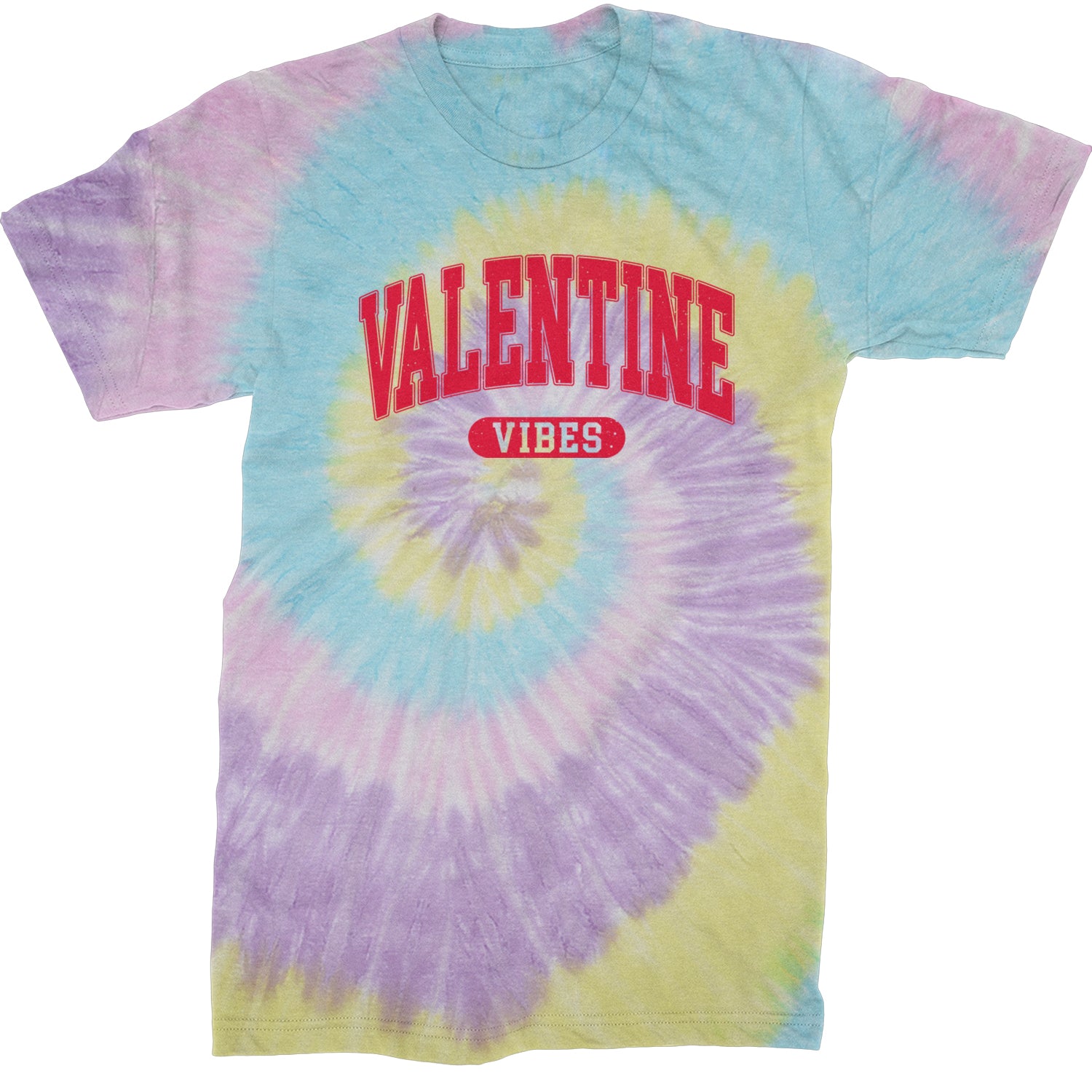 Valentines Vibes  Mens T-shirt Tie-Dye Jellybean