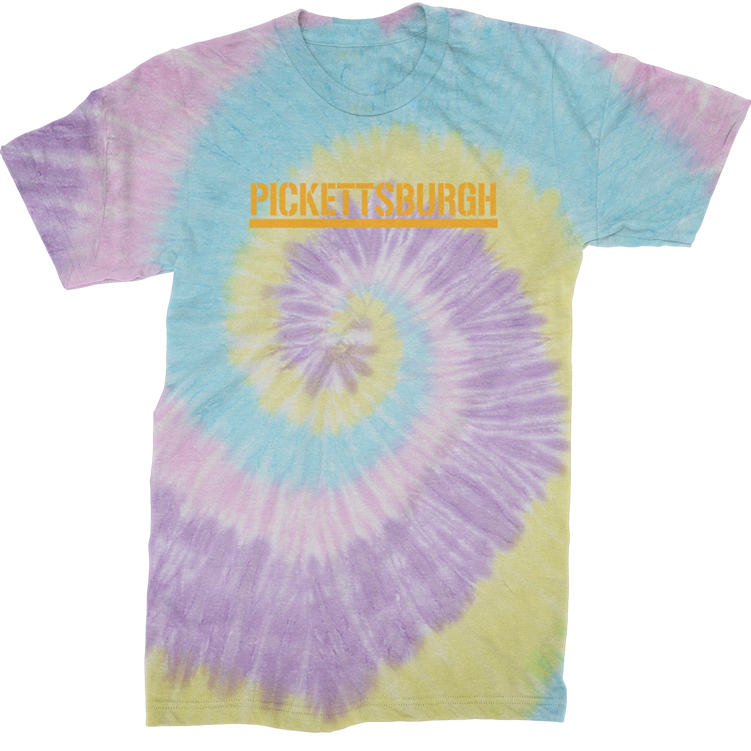 Pickettsburgh Pittsburgh Football Mens T-shirt Tie-Dye Jellybean