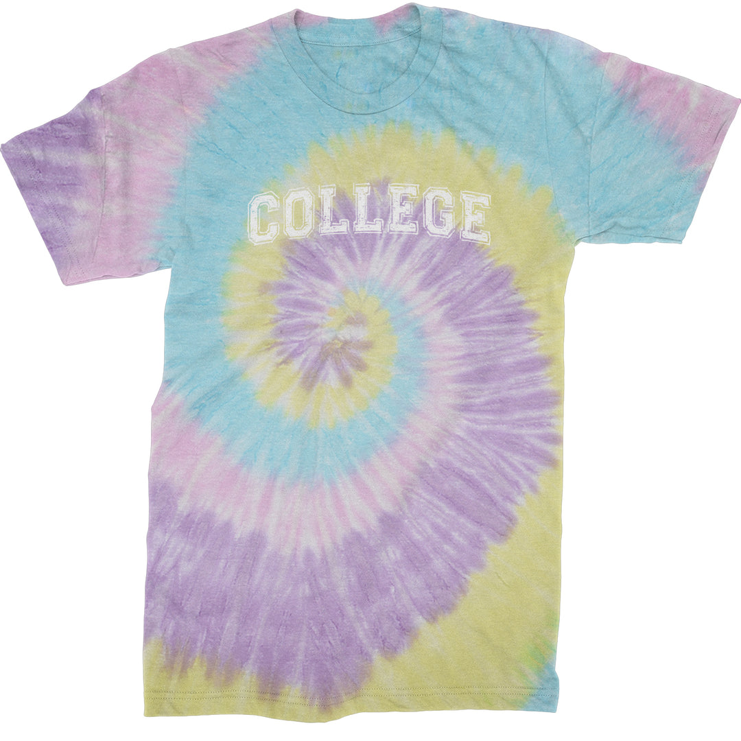 College Belushi Frat House Party Bluto Tribute Animal Mens T-shirt Tie-Dye Jellybean