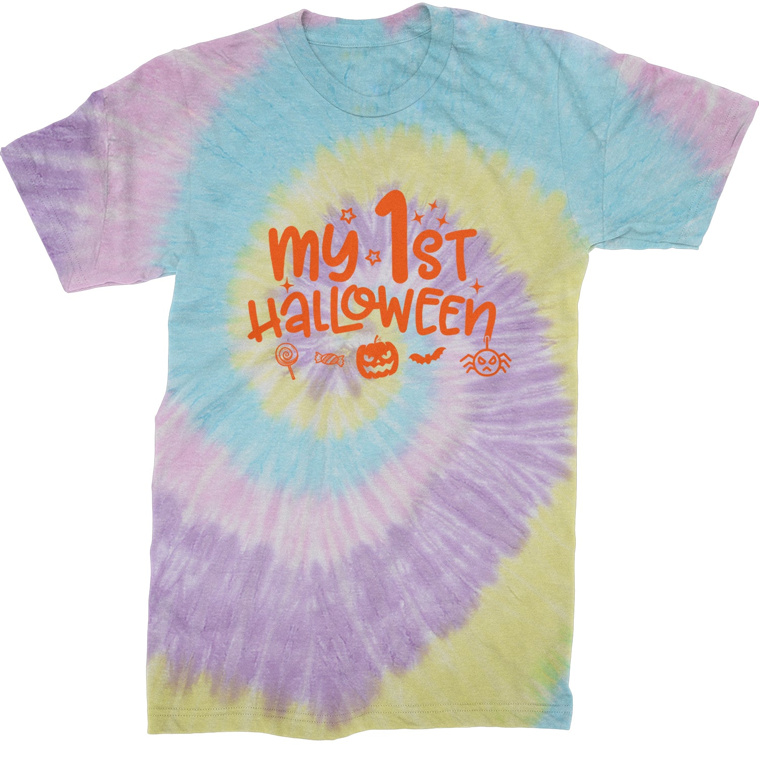 My First Halloween Mens T-shirt Tie-Dye Jellybean