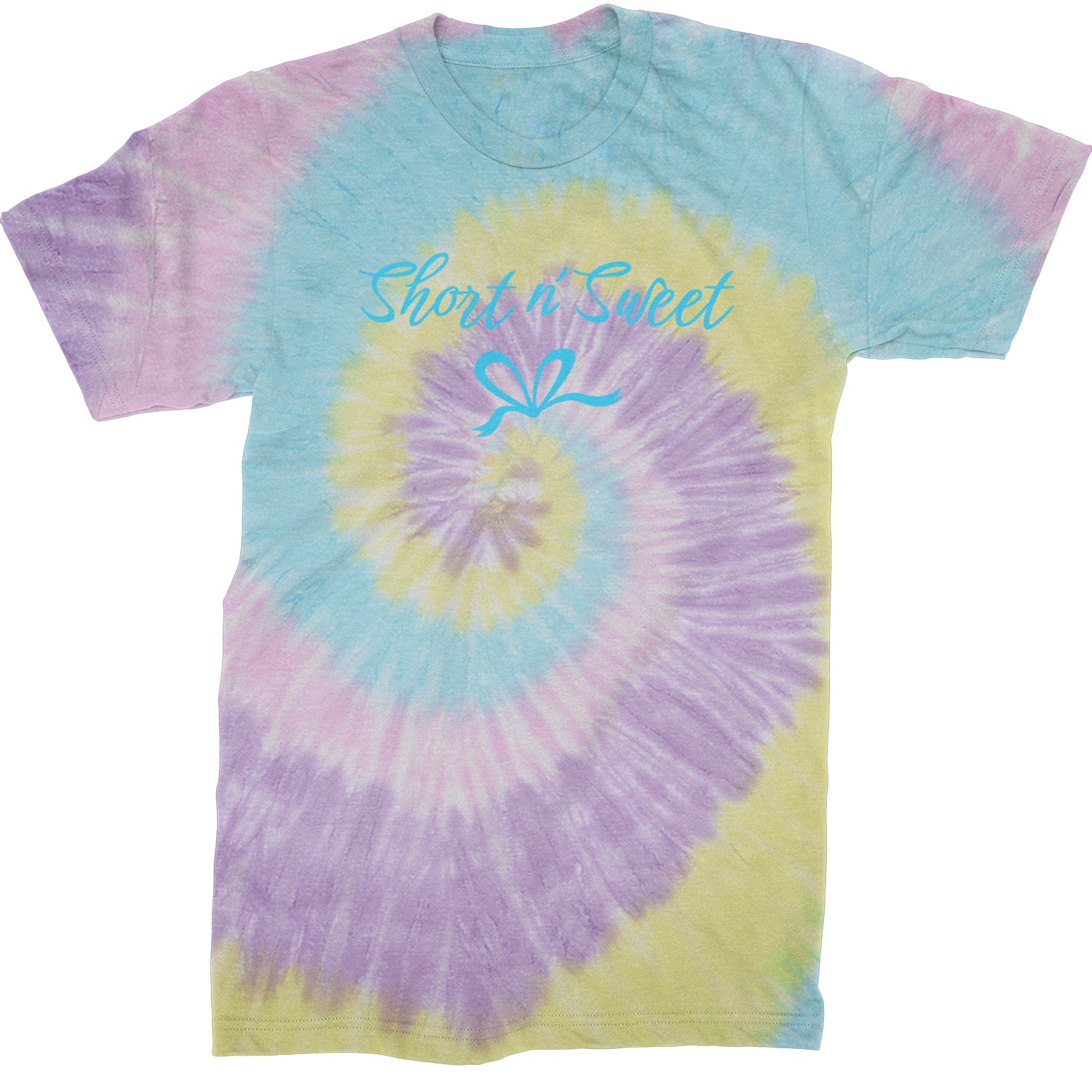 Bow Short N' Sweet Music  Mens T-shirt Tie-Dye Jellybean