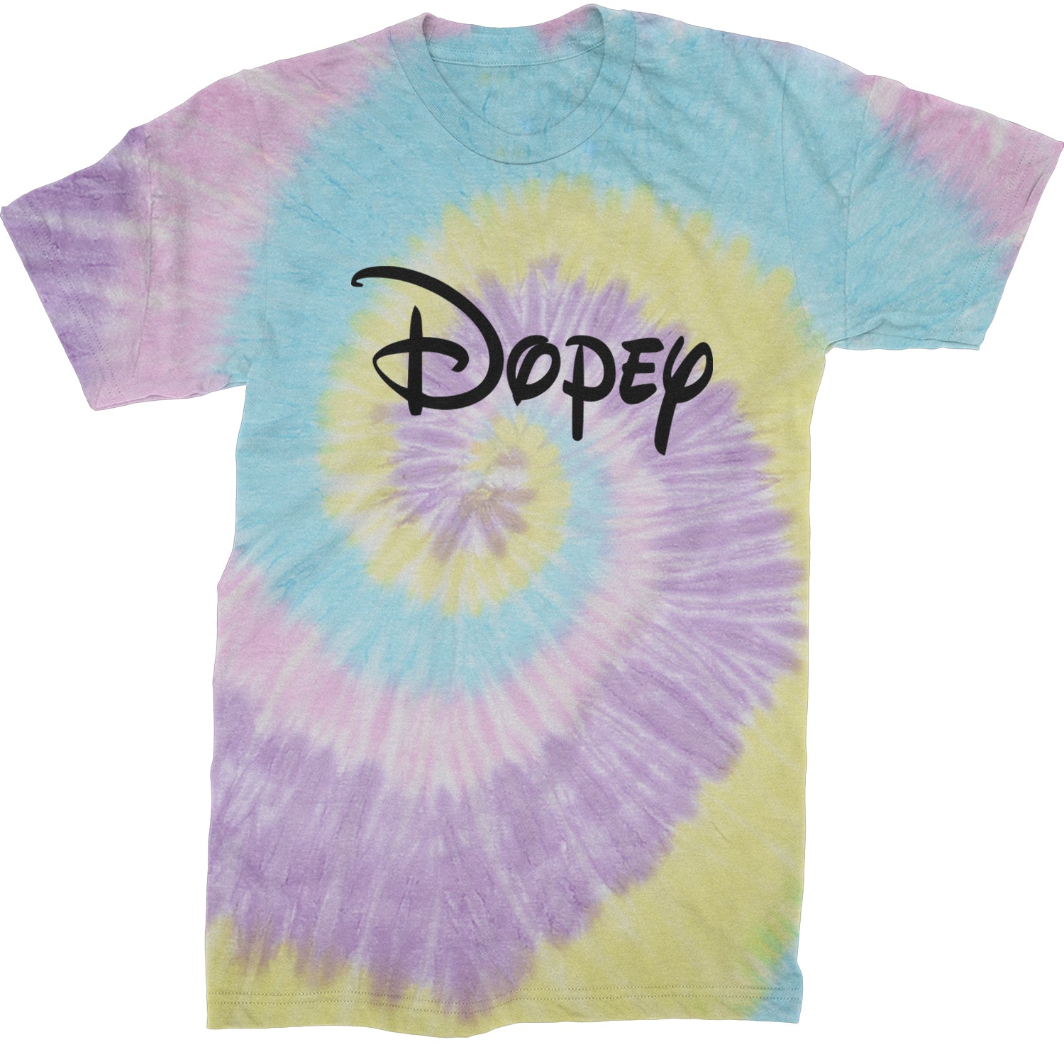 Dopey - 7 Dwarfs Costume Mens T-shirt Tie-Dye Jellybean