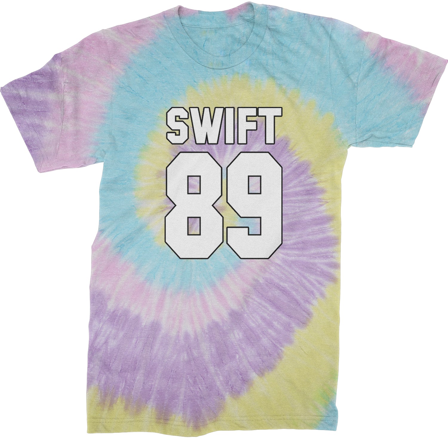 Swift 89 Birth Year Music Fan Era Poets Department Lover Mens T-shirt Tie-Dye Jellybean