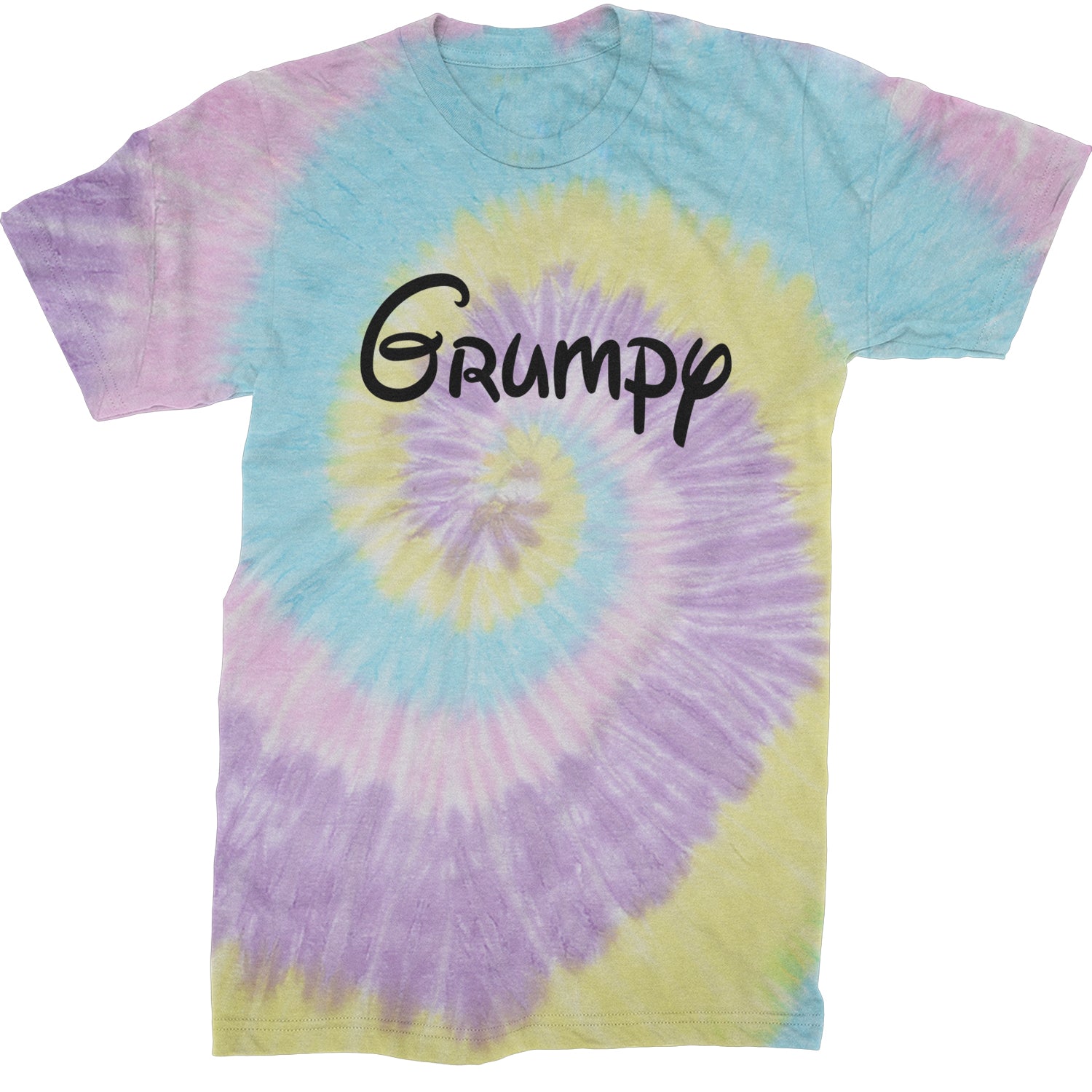 Grumpy - 7 Dwarfs Costume Mens T-shirt Tie-Dye Jellybean