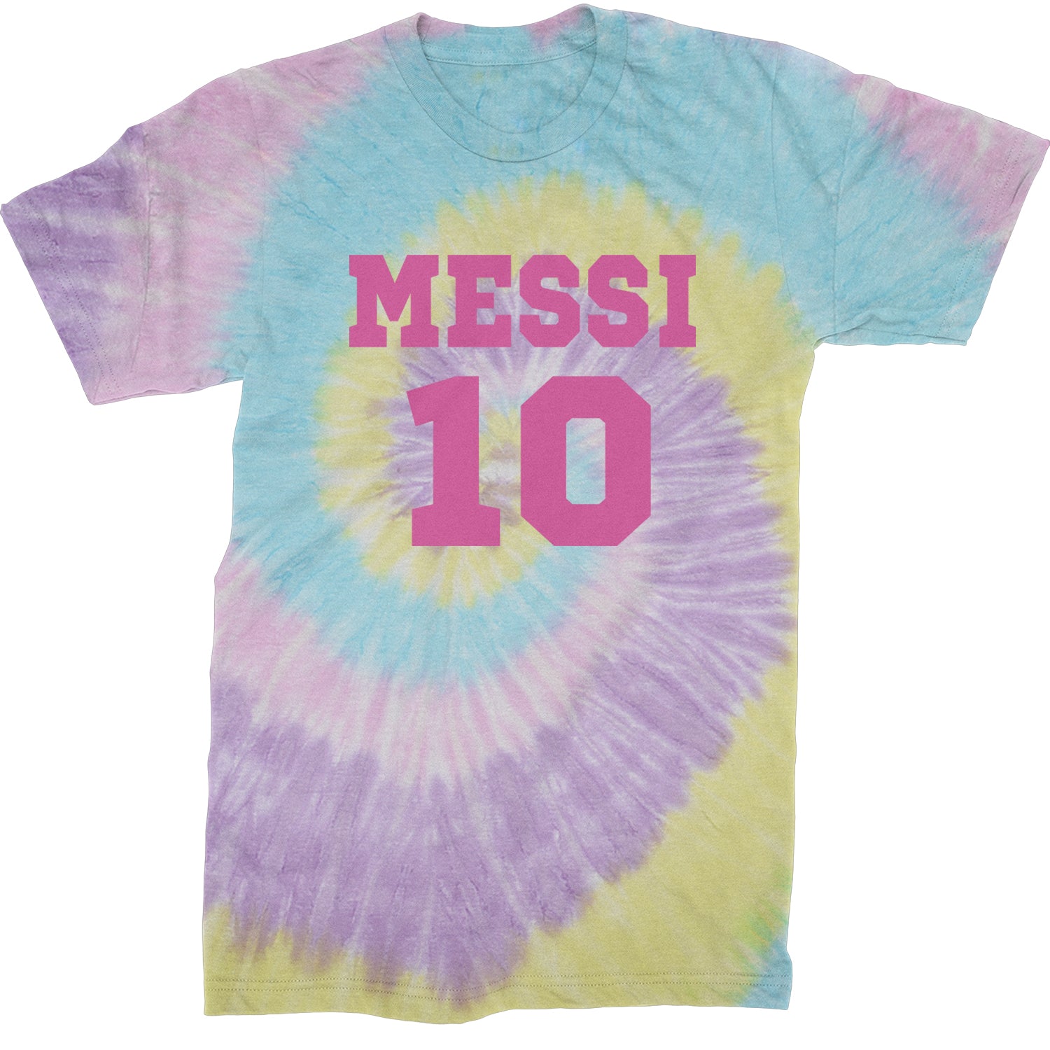 Messi World Soccer Futbol Messiami Mens T-shirt Tie-Dye Jellybean