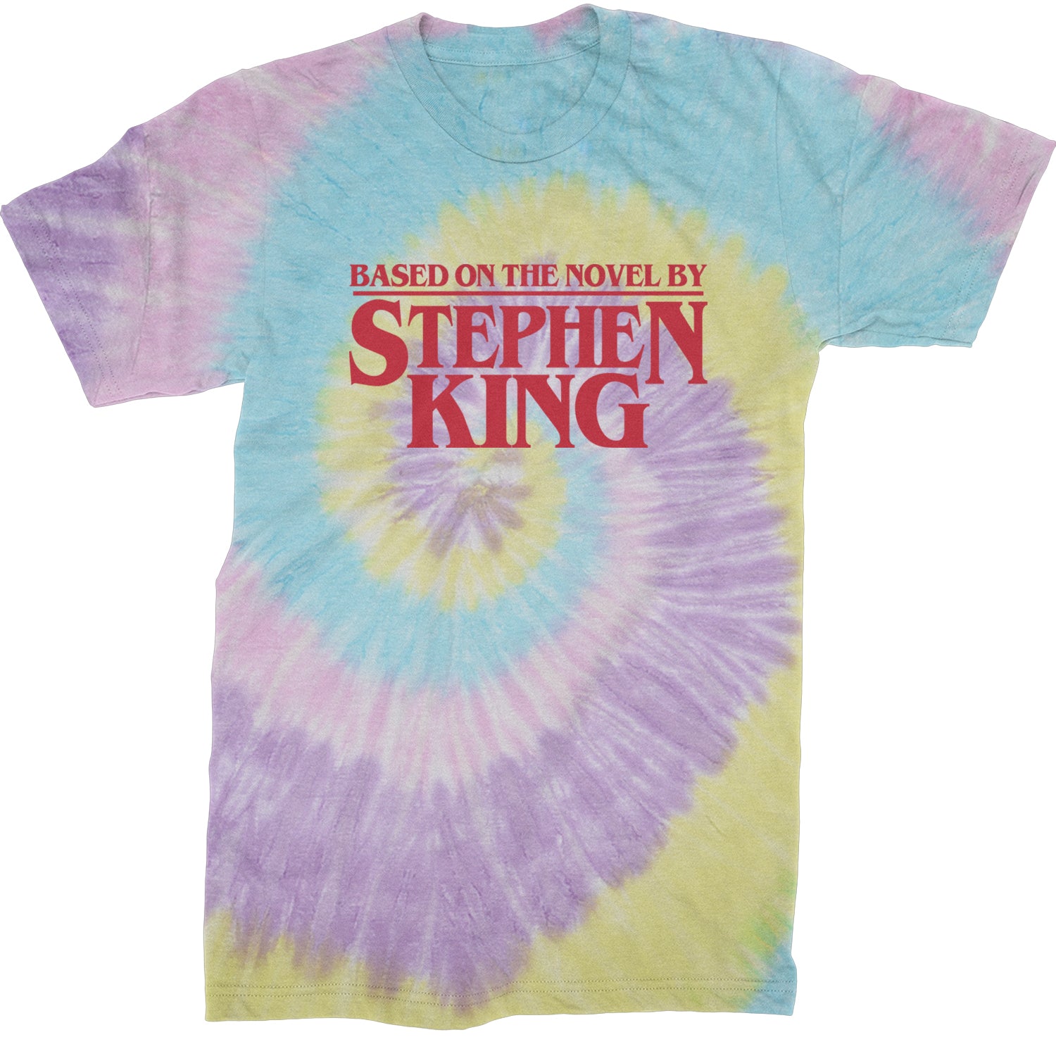 Based On The Novel By Stephen King Mens T-shirt Tie-Dye Jellybean