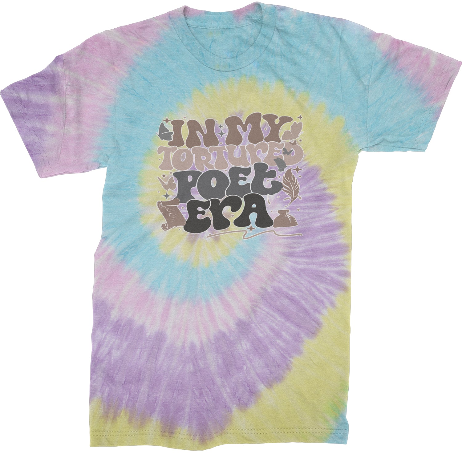 In My Tortured Poet Era TTPD Music Mens T-shirt Tie-Dye Jellybean