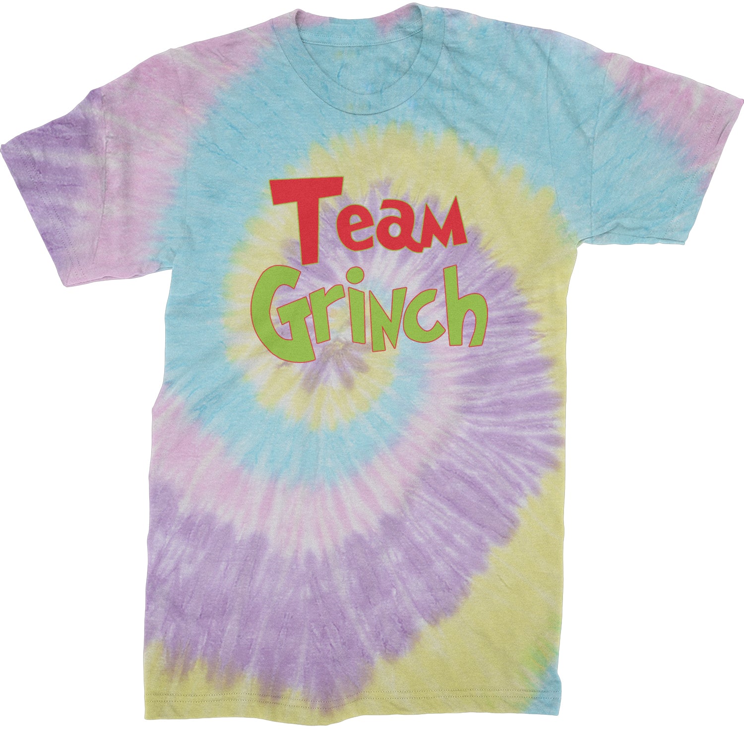 Team Gr-nch Jolly Grinchmas Merry Christmas  Mens T-shirt Tie-Dye Jellybean