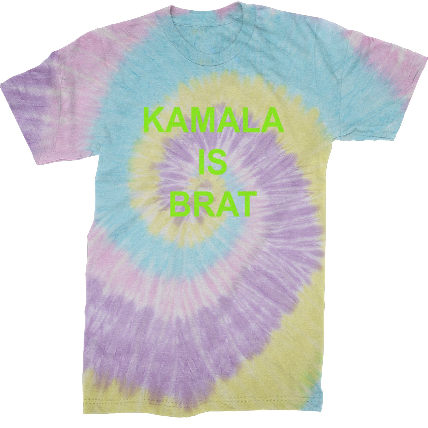 Kamala Is Brat - President Harris 2024 Mens T-shirt Tie-Dye Jellybean