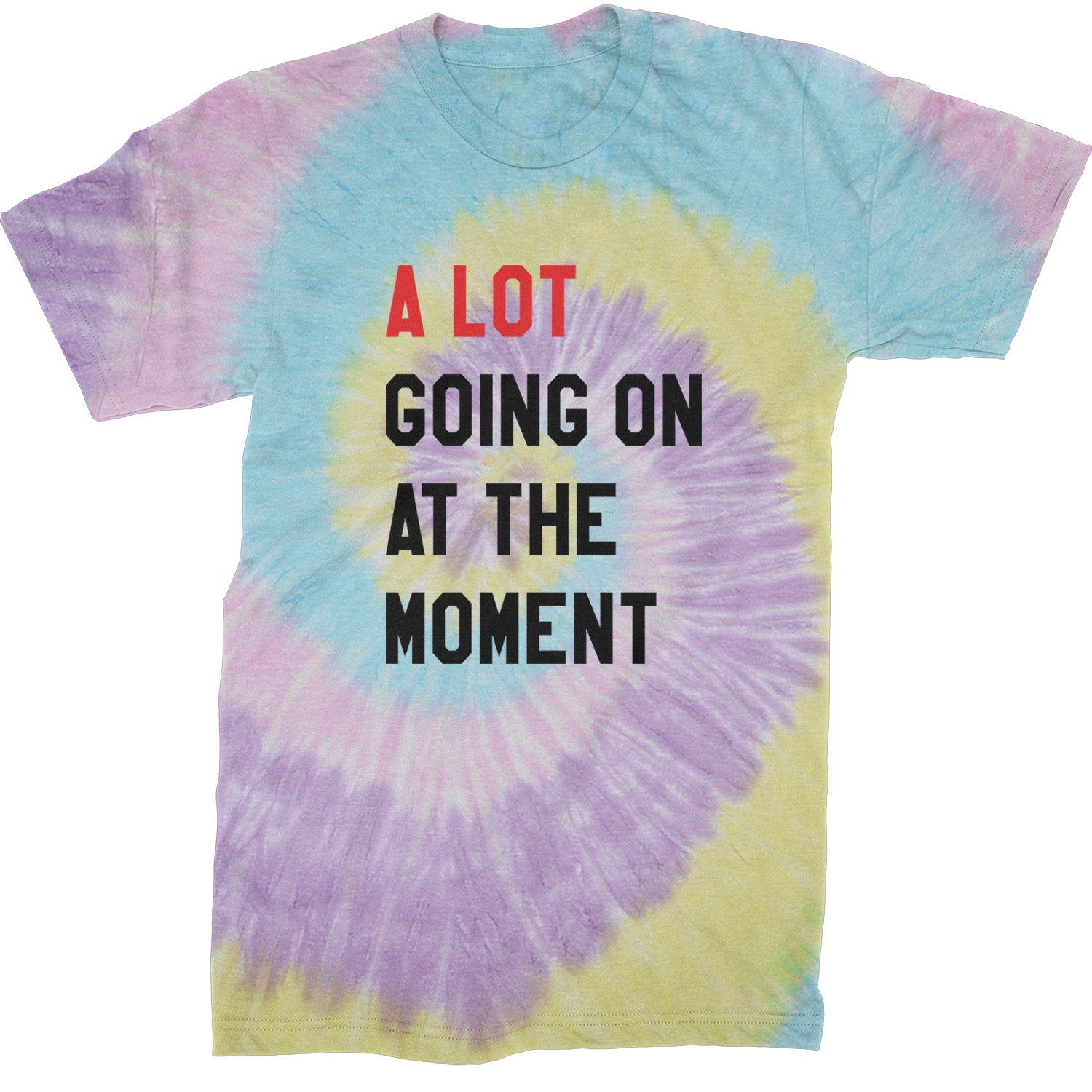 A Lot Going On At The Moment New TTPD Poet Department Mens T-shirt Tie-Dye Jellybean