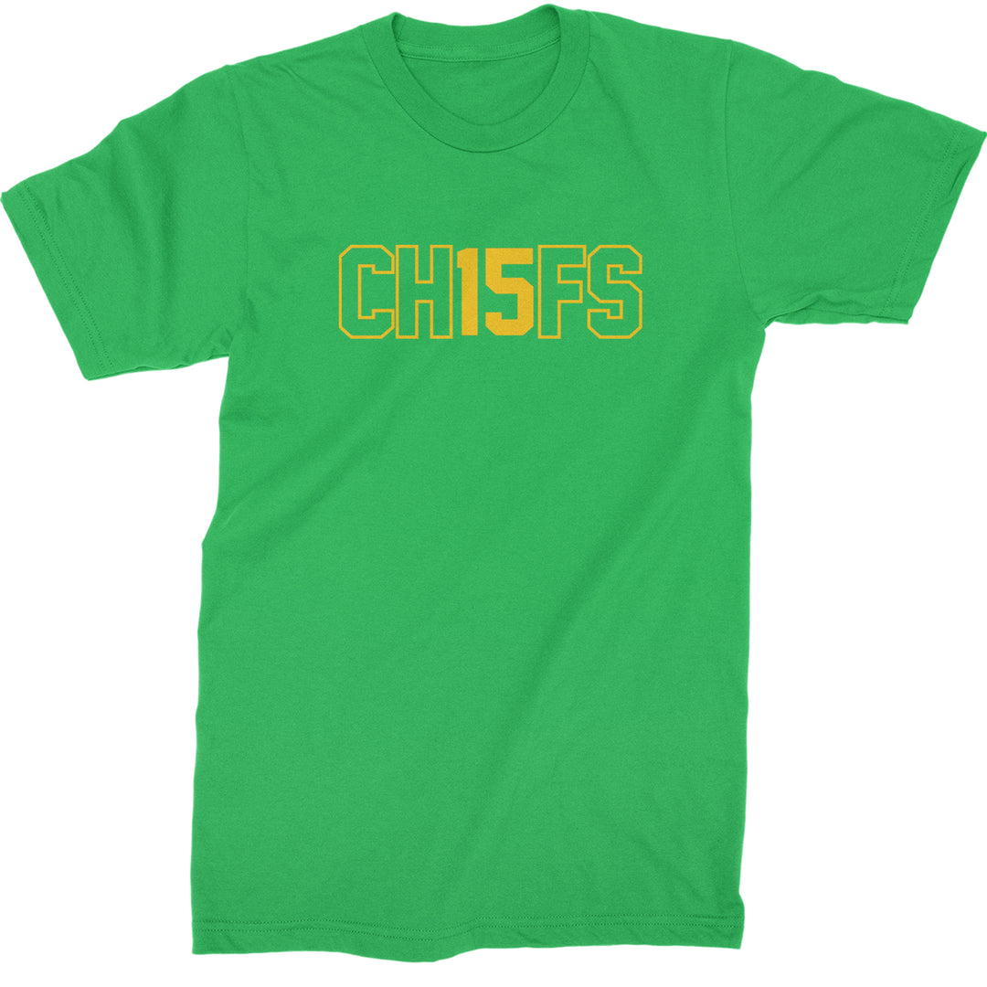 Ch15fs Chief 15 Shirt Mens T-shirt Kelly Green