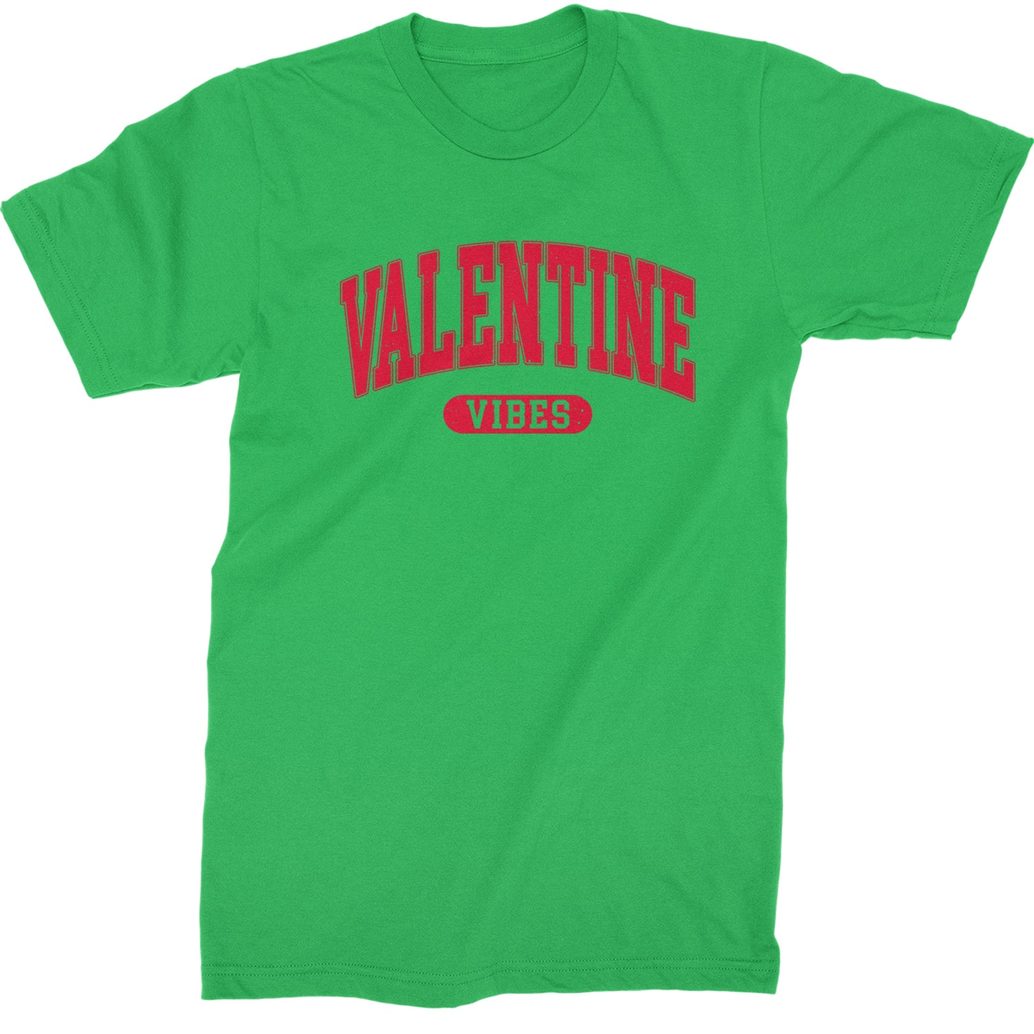 Valentines Vibes  Mens T-shirt Kelly Green