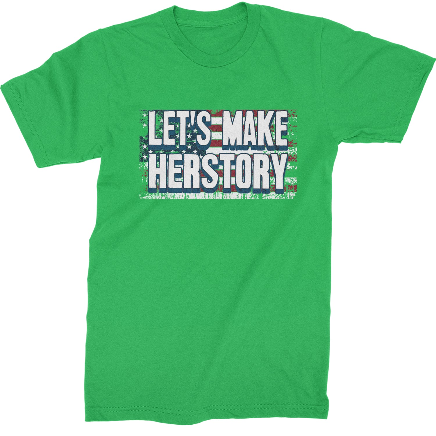 Lets Make Herstory - Support Kamala Harris For President 2024 Mens T-shirt Kelly Green