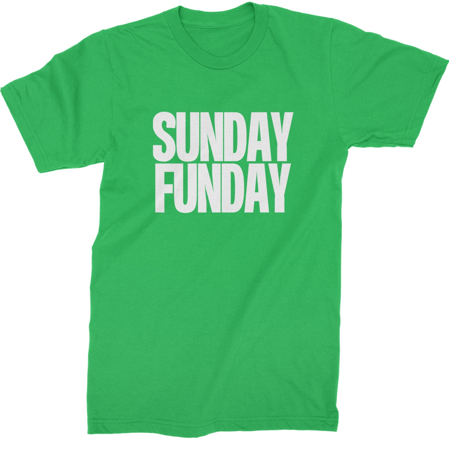 Sunday Funday  Mens T-shirt Kelly Green