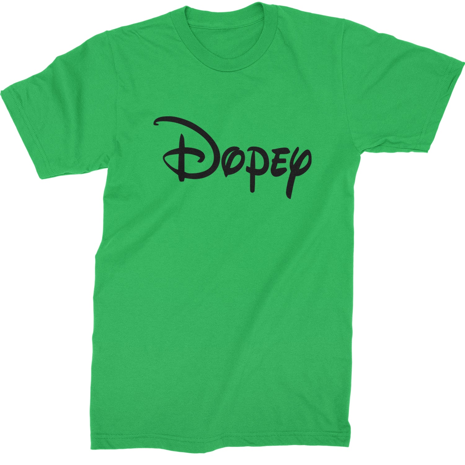 Dopey - 7 Dwarfs Costume Mens T-shirt Kelly Green