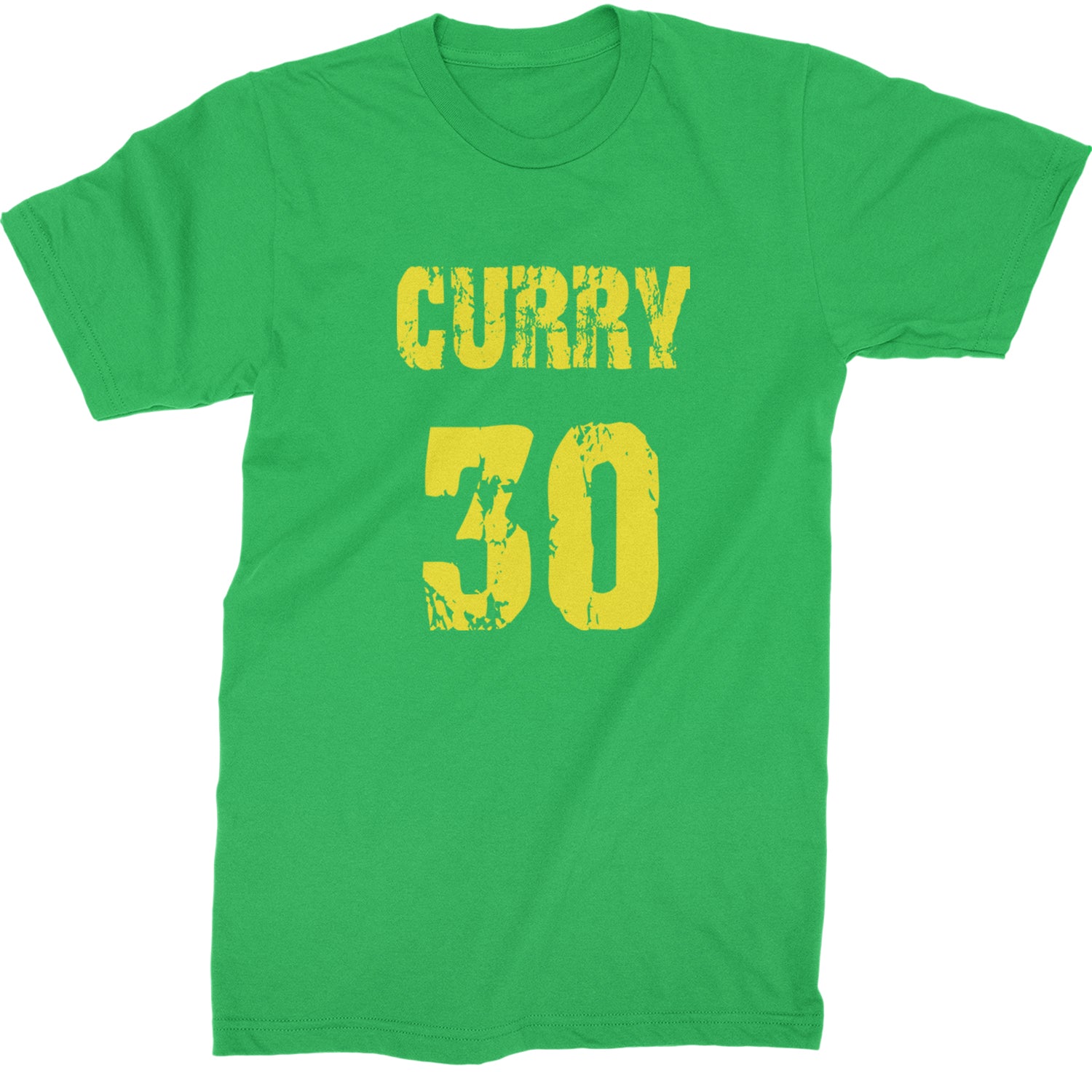 Curry #30 Mens T-shirt Kelly Green