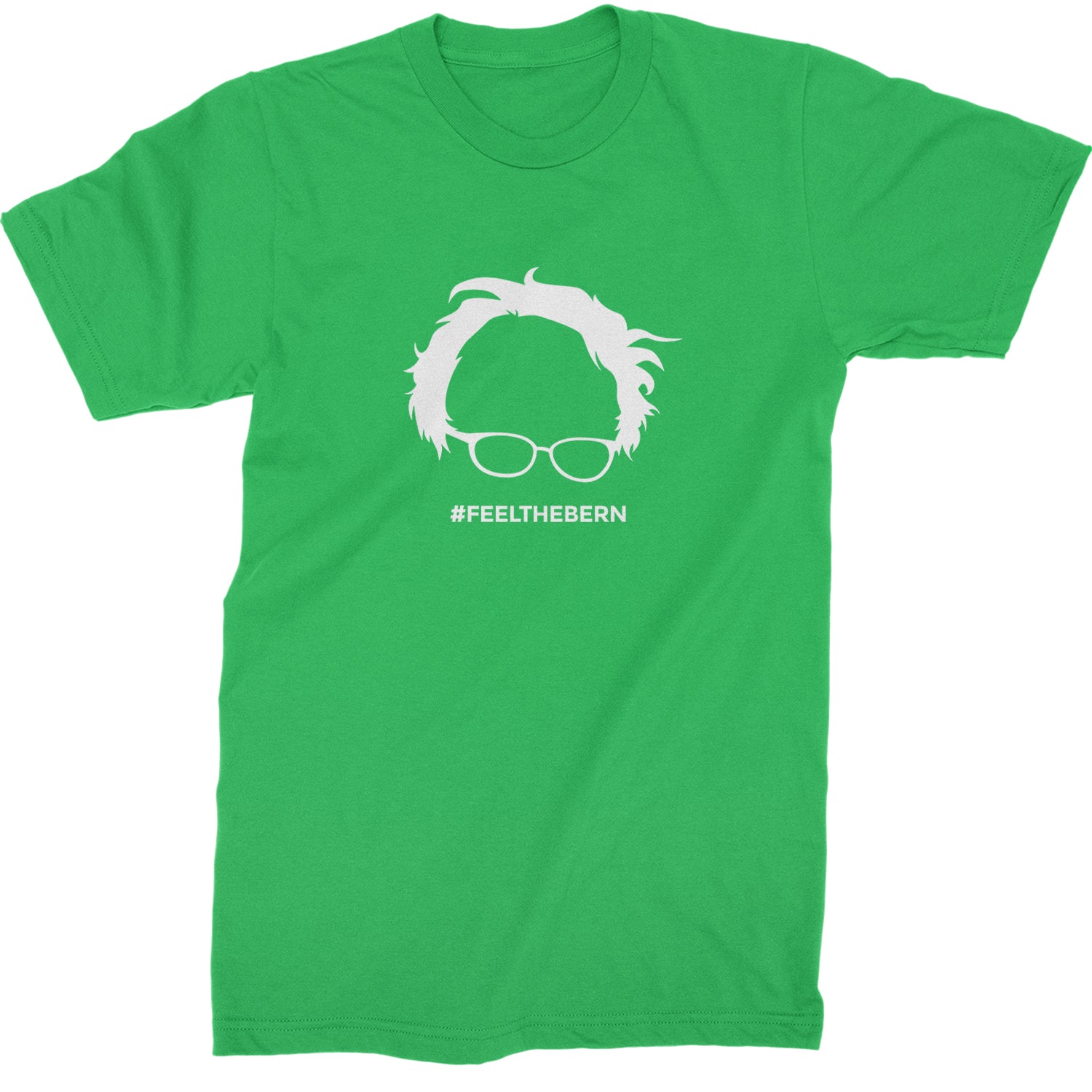 Feel The Bern - Bernie Sanders For President 2024 Mens T-shirt Kelly Green