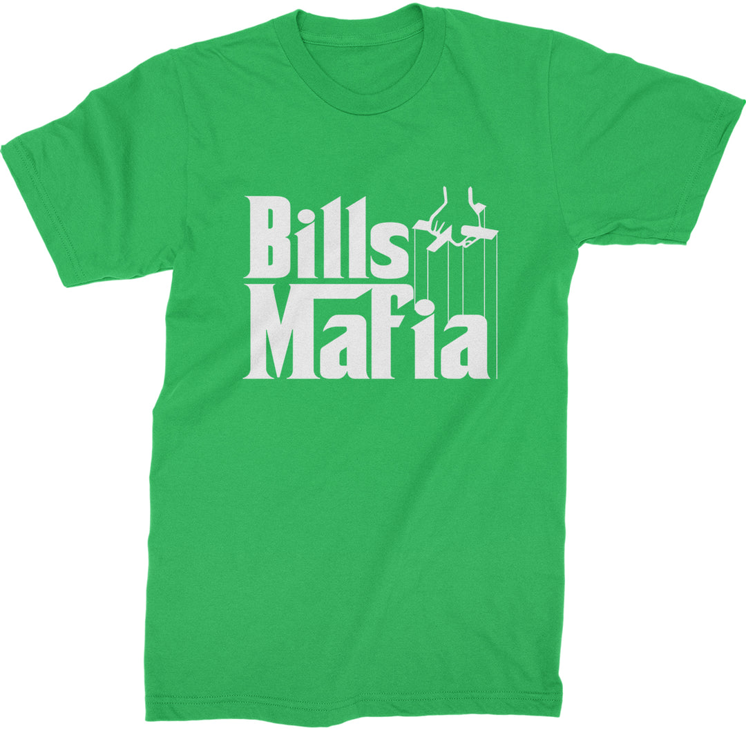 Mafia Bills Mafia Godfather Mens T-shirt Kelly Green