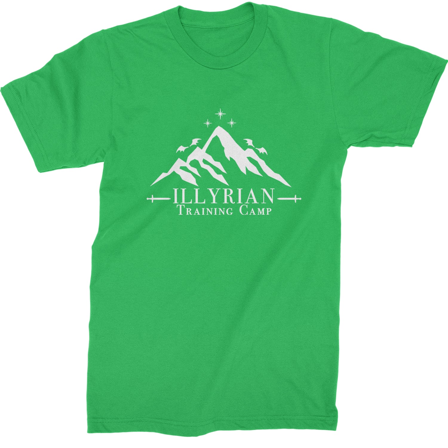 Illyrian Training Camp Night Court Mens T-shirt Kelly Green