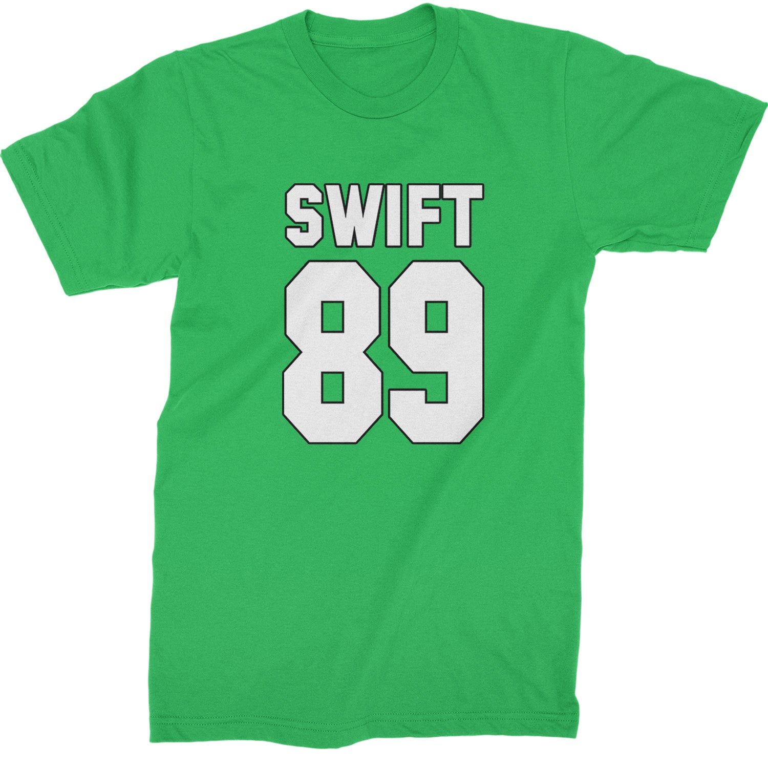 Swift 89 Birth Year Music Fan Era Poets Department Lover Mens T-shirt Kelly Green