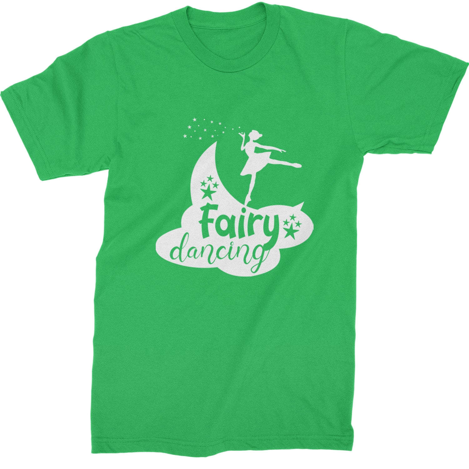 Fairy Dancing Mens T-shirt Kelly Green