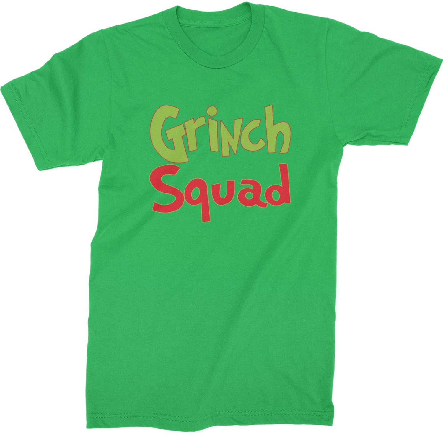 Gr-nch Squad Jolly Grinchmas Merry Christmas  Mens T-shirt Kelly Green