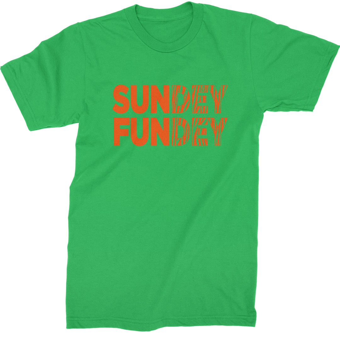 SunDEY FunDEY Sunday FundayMens T-shirt Kelly Green