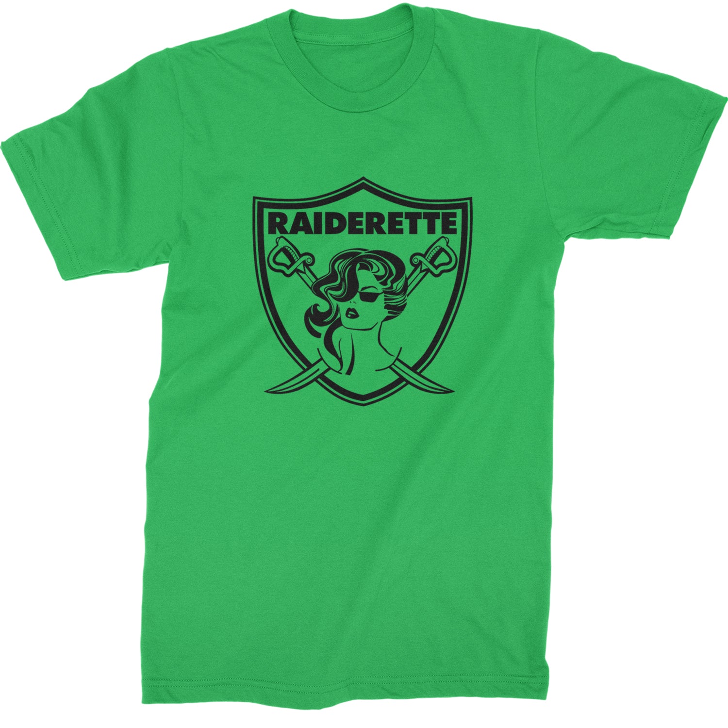 Raiderette Football Gameday Ready Mens T-shirt Kelly Green