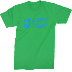 In Goff We Trust Detroit  Mens T-shirt Kelly Green