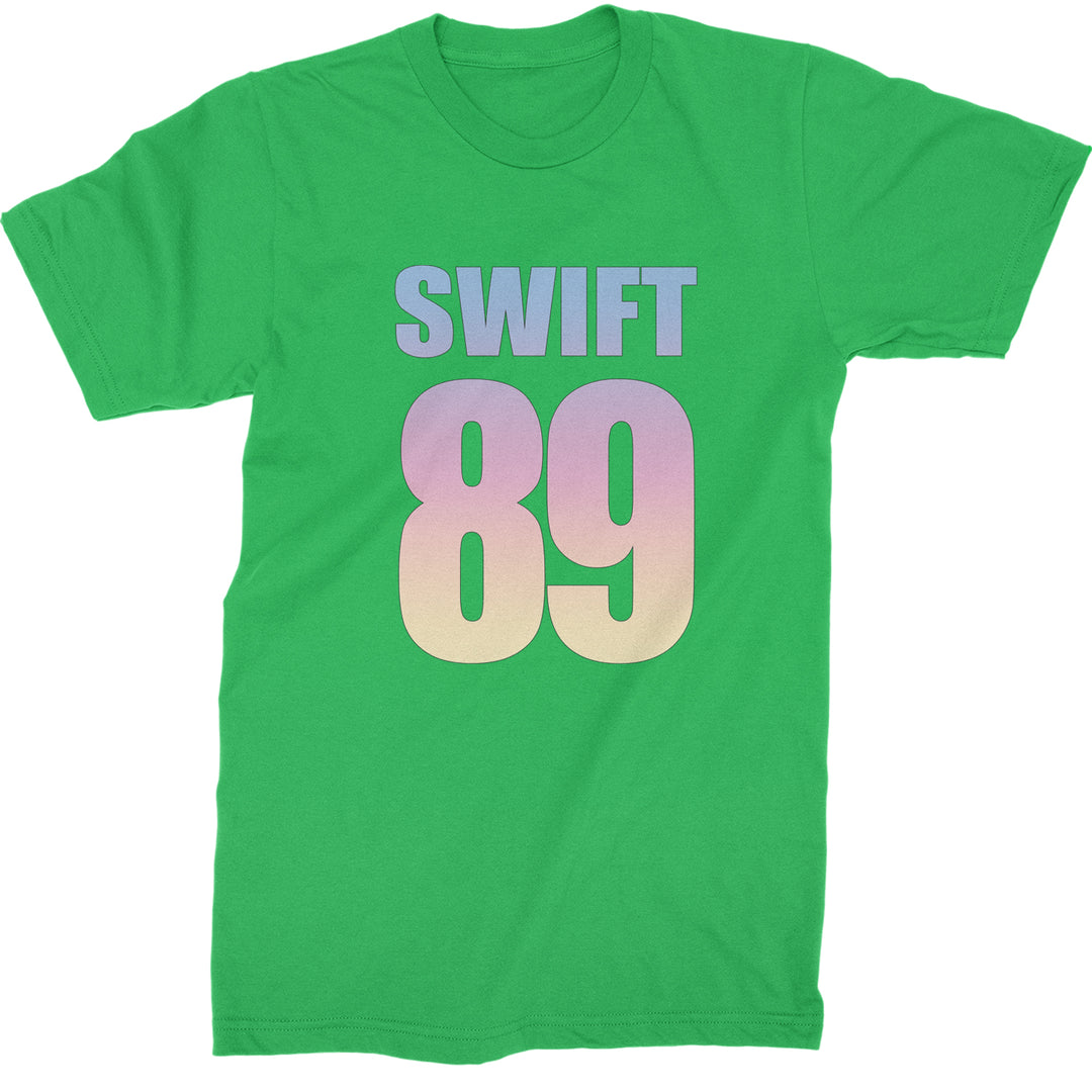 Lover Era Swift 89 Birth Year Music Fan TTPD Mens T-shirt Kelly Green