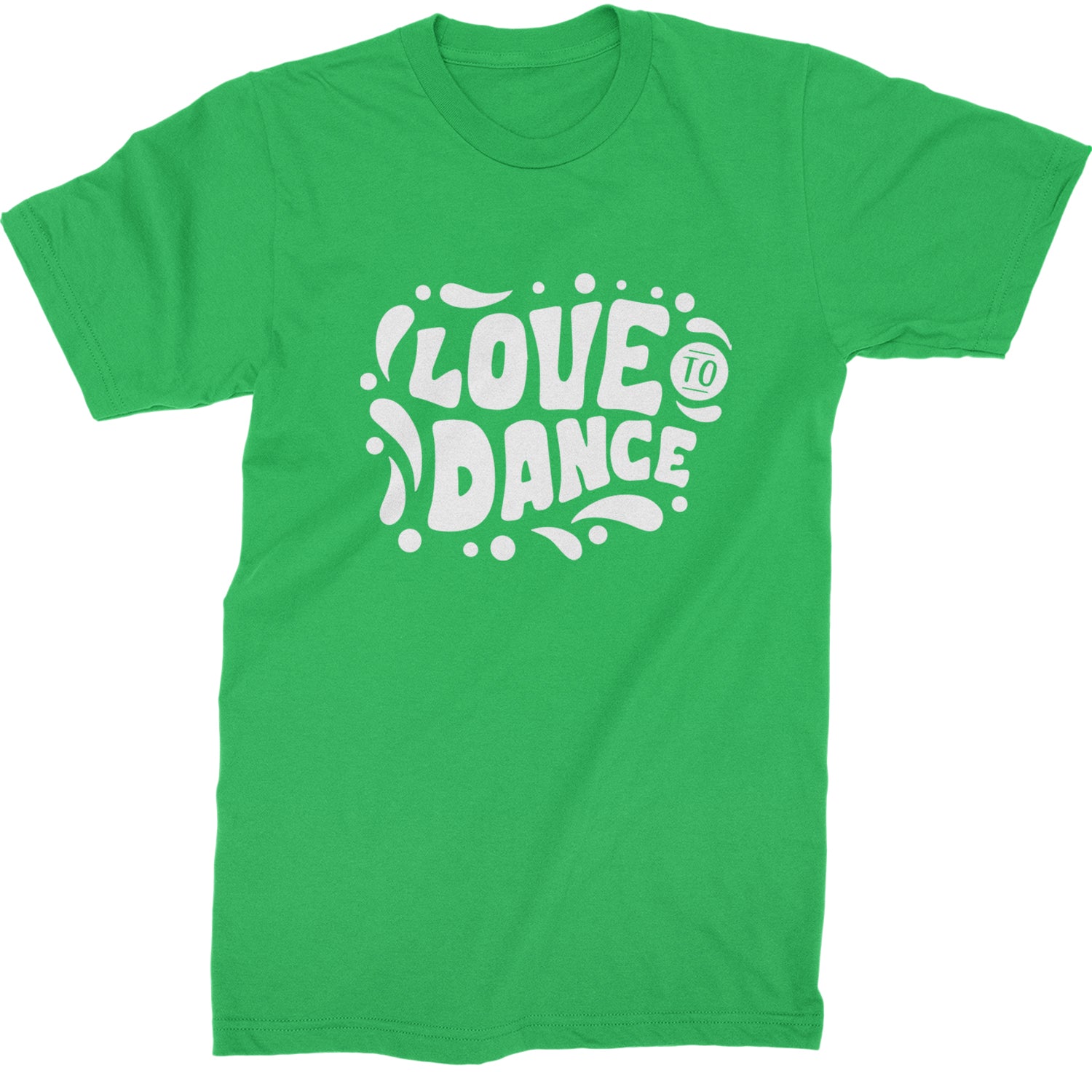 Love To Dance Mens T-shirt Kelly Green