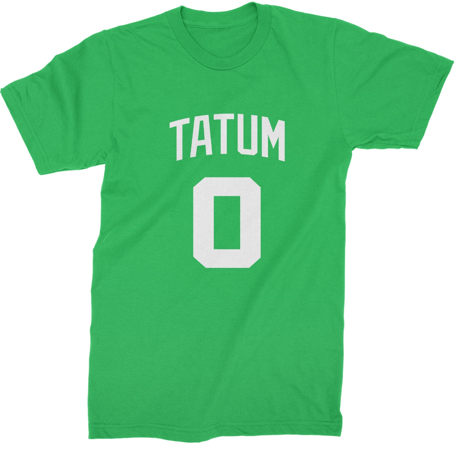 Tatum #0 Boston Basketball Mens T-shirt Kelly Green