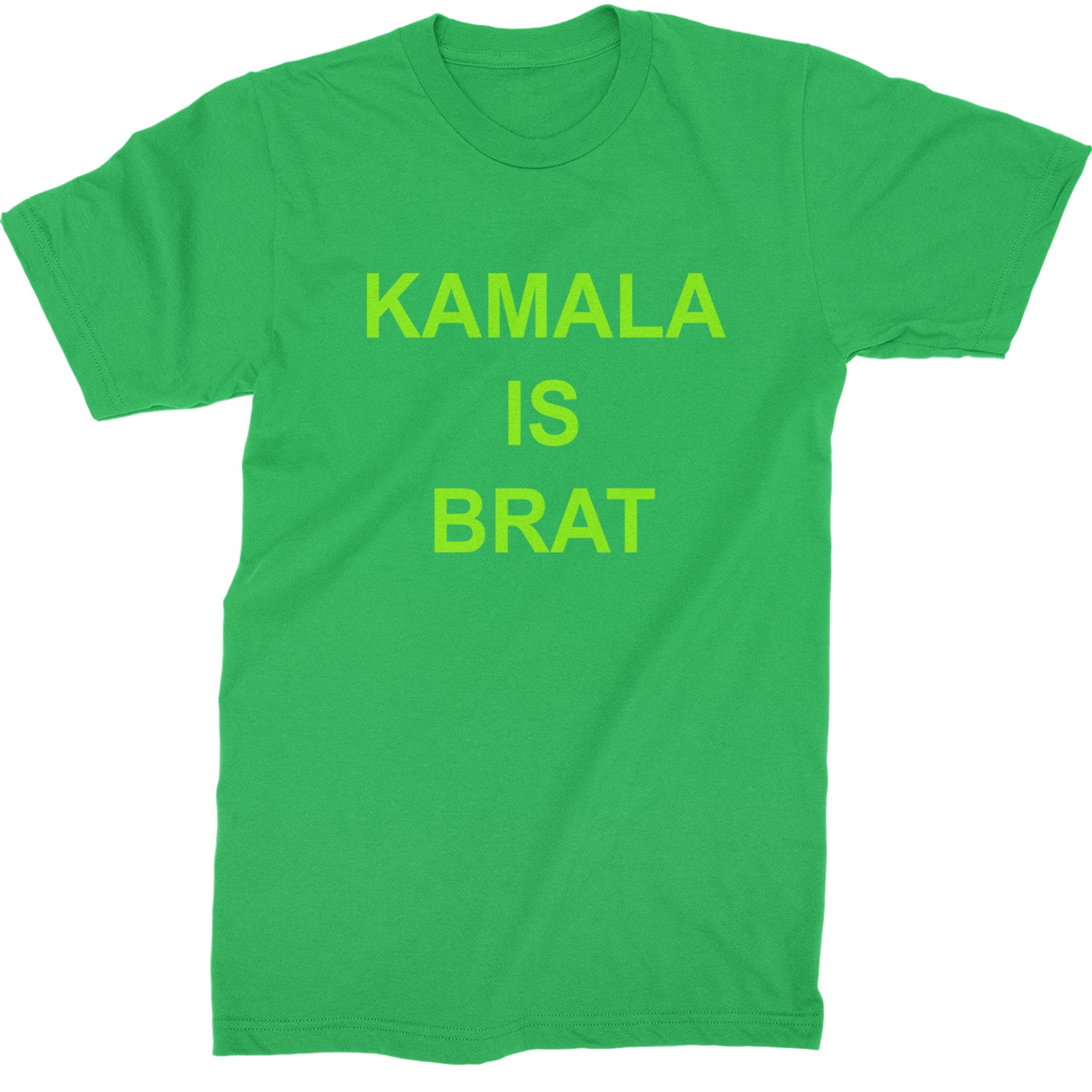 Kamala Is Brat - President Harris 2024 Mens T-shirt Kelly Green