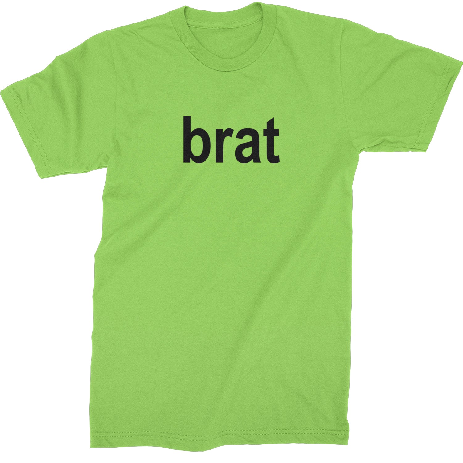 Brat Lime Green I'm So Julia Mens T-shirt Lime