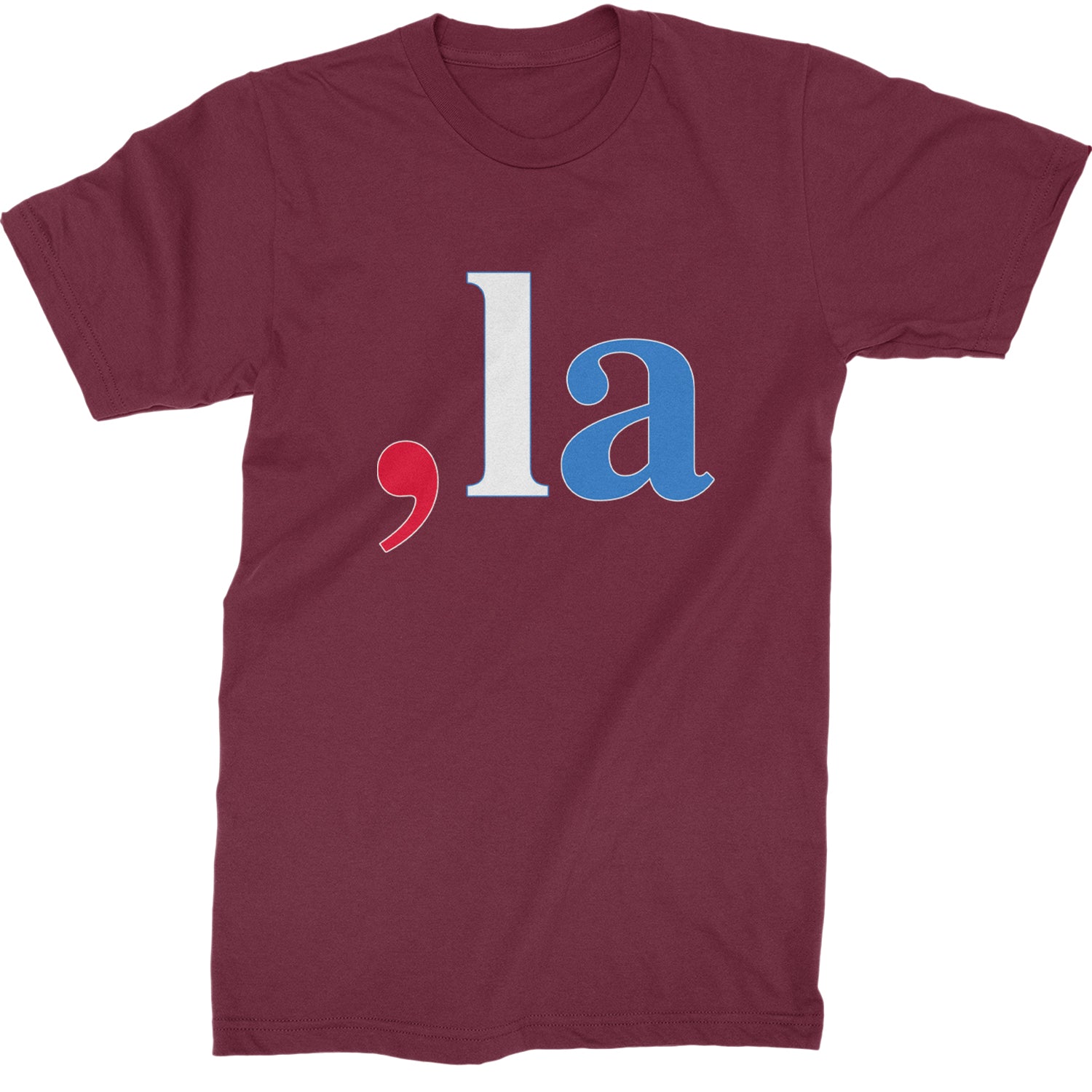 Comma-La - Support Kamala Harris For President 2024 Mens T-shirt Maroon