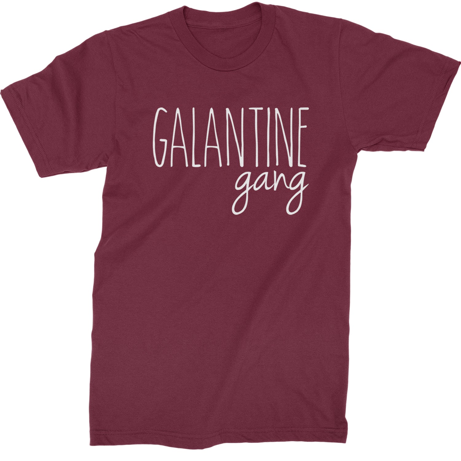 Galentine Gang Valentine's Shirt Mens T-shirt Maroon