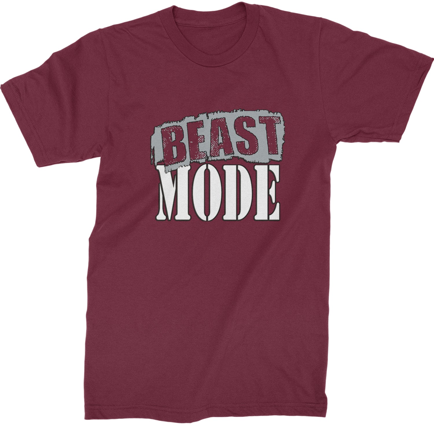 Beast Mode Training Gym Workout Mens T-shirt Maroon