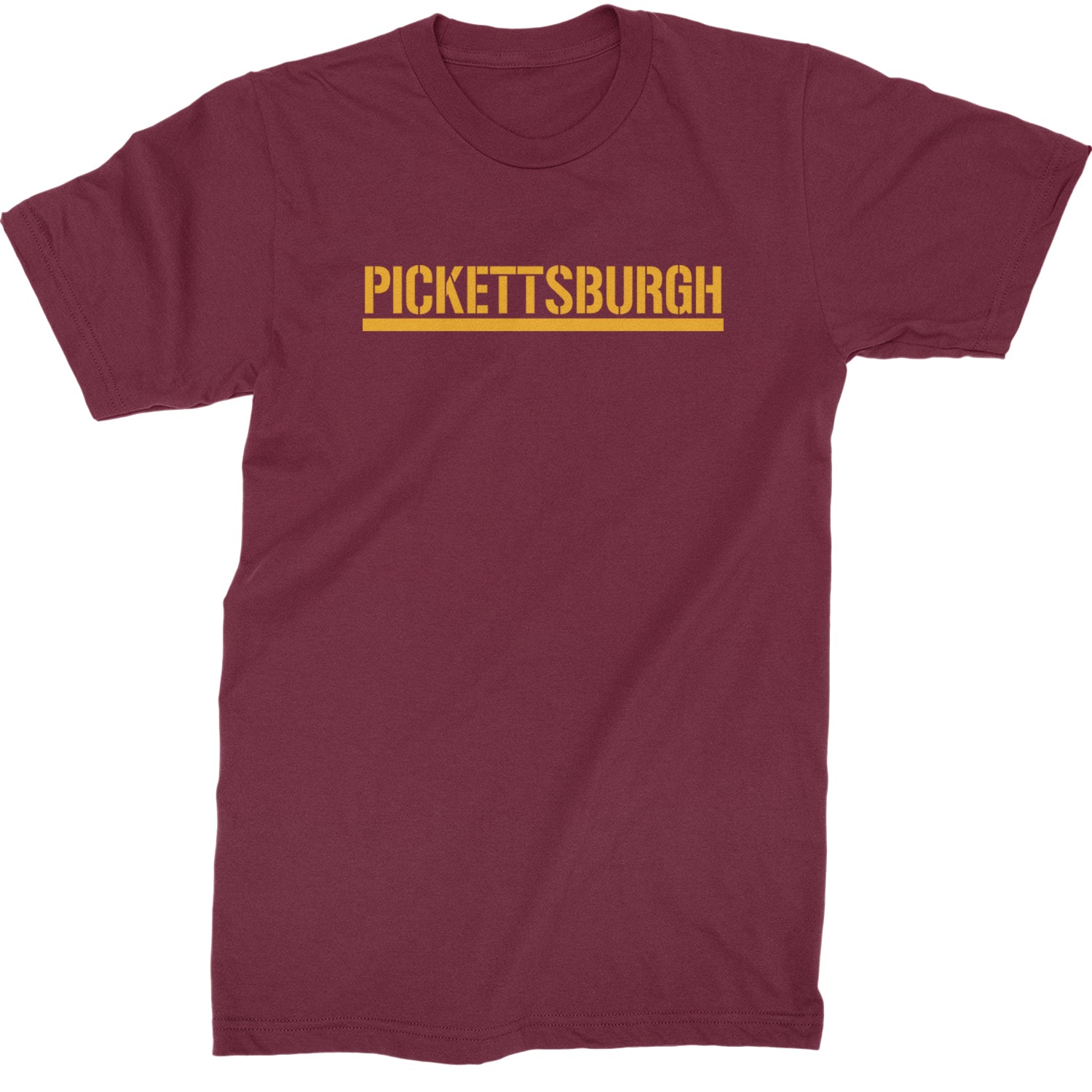 Pickettsburgh Pittsburgh Football Mens T-shirt Maroon