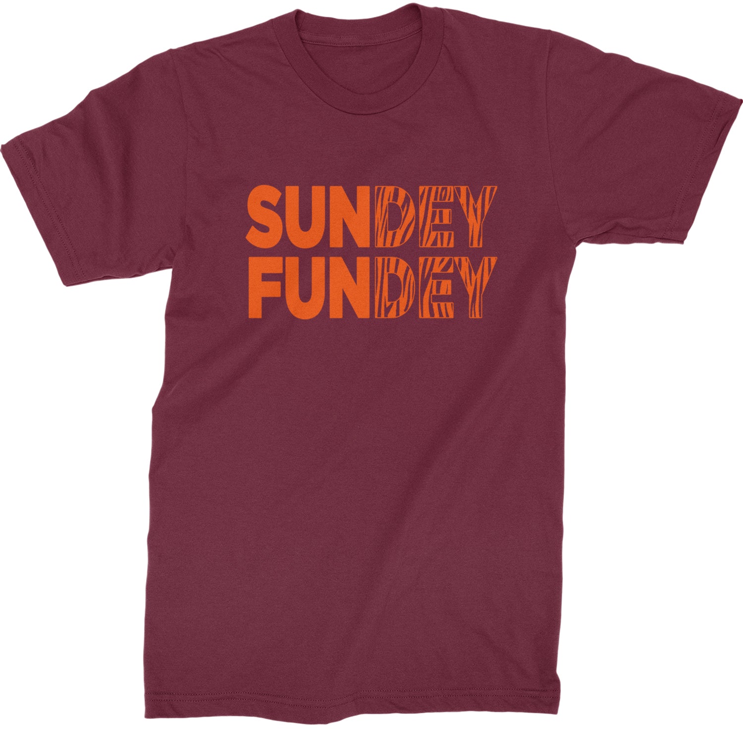 SunDEY FunDEY Sunday FundayMens T-shirt Maroon