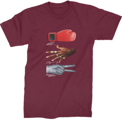 Tyson Jordan Jackson Iconic Michaels Mens T-shirt Maroon