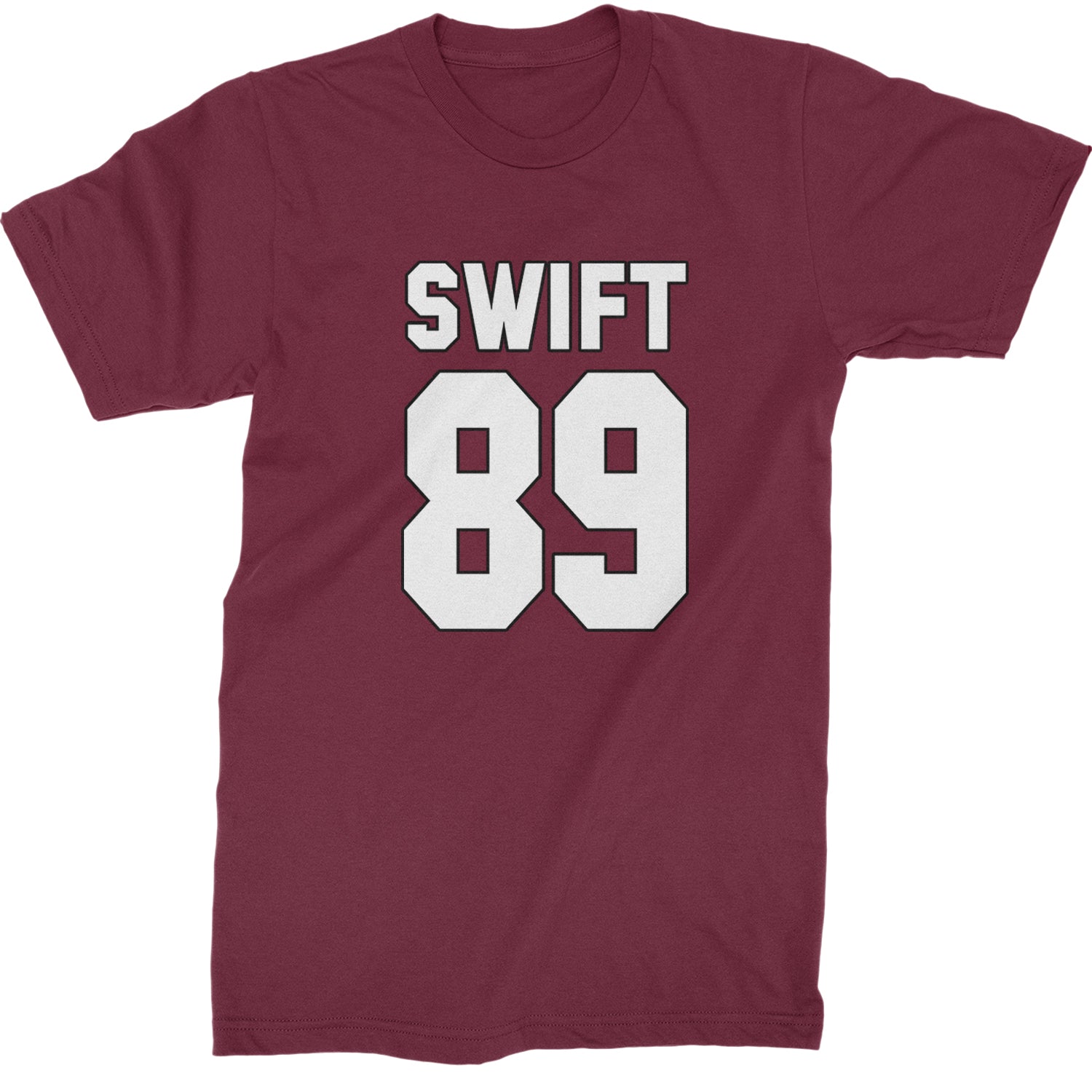 Swift 89 Birth Year Music Fan Era Poets Department Lover Mens T-shirt Maroon